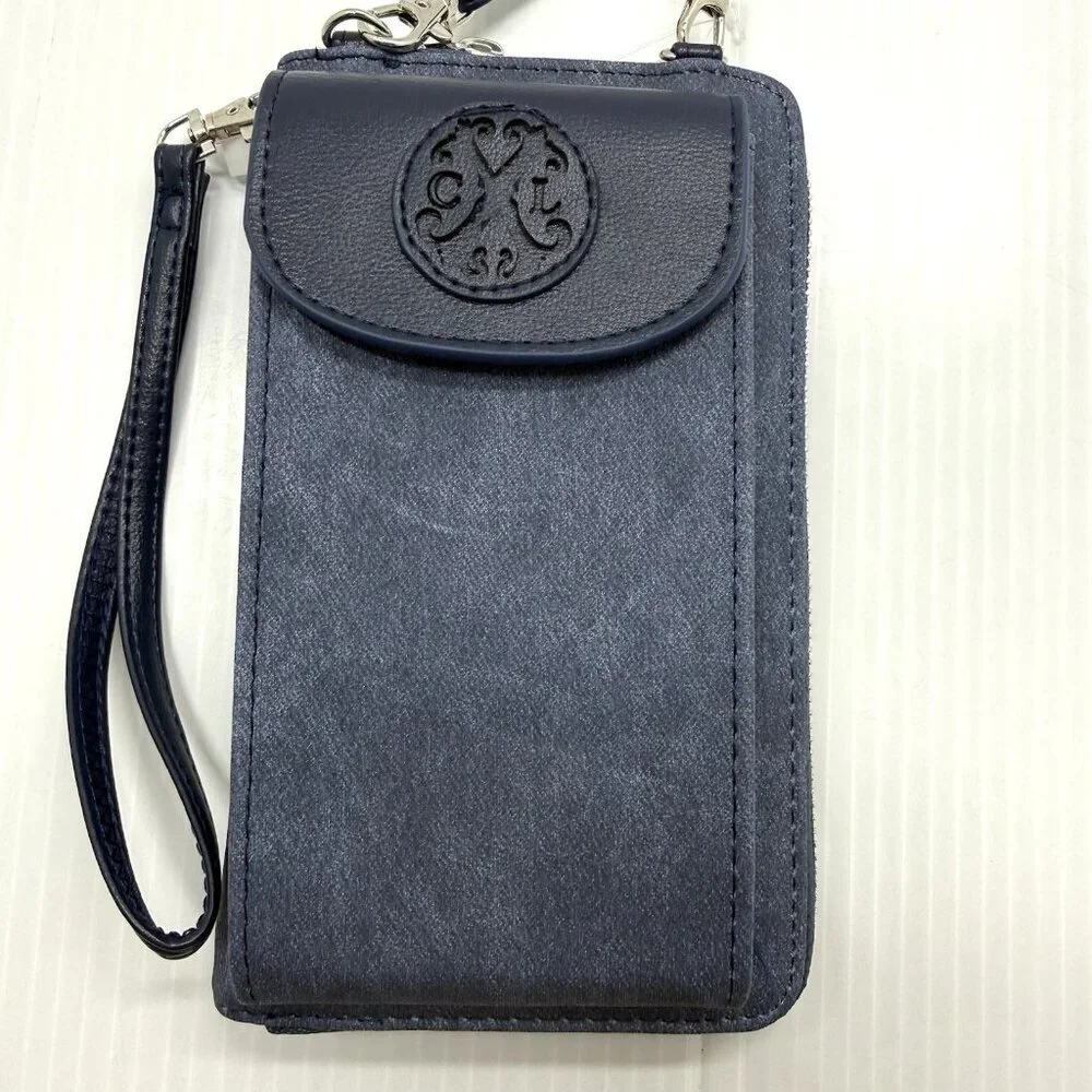 CXL Christian Lacroix Denim Phone Crossbody Wristlet Wallet NWT Indigo Travel
